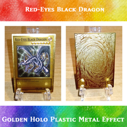 Orica Yugioh Red-Eyes Black Dragon (Art 2) - Golden Holo - Image 1