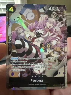 One Piece Perona - OP06-093 (SR *) - Alt Art Wings of the Captain (OP06) - Image 1
