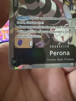 One Piece Perona - OP06-093 (SR *) - Alt Art Wings of the Captain (OP06) - Image 5