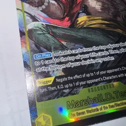 OP16-119 Marshall.D.Teach SEC Alt Art The Time To Battle One Piece TCG English - Image 3