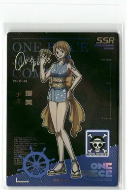 NAMI SSR HZW-SSR-25 Thick One Piece Collectible Anime Card - Image 1