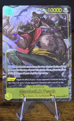 OP16-119 Marshall.D.Teach SEC Alt Art The Time To Battle One Piece TCG English - Image 1