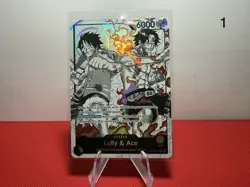One Piece CG: Luffy & Ace ST30-001 Parallel Alt Art Starter Deck EX - English NM - Image 1