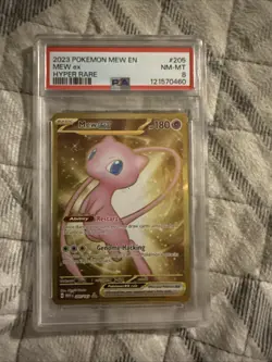 2023 Pokemon Mew EN-151 PSA 8 NM-MT - Image 1