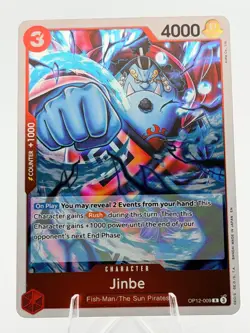 Jinbe OP12-009 Rare Foil One Piece TCG LOTM English NM - Image 1