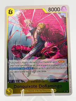Donquixote Doflamingo OP12-107 Rare Foil One Piece TCG LOTM English NM - Image 1