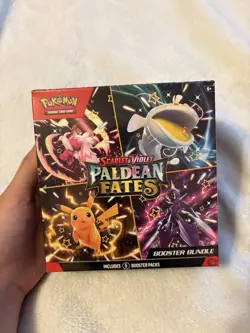 Pokemon TCG Scarlet And Violet: Paldean Fates Booster Bundle Box Sealed 6 Packs - Image 1