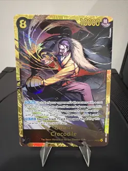 One Piece CCG Crocodile OP14-120 Secret Rare Foil Full Art Baroque Works - Image 1