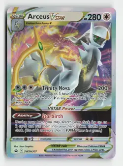 Pokemon SWSH Black Star Promo #SWSH307 Arceus VSTAR - Image 1