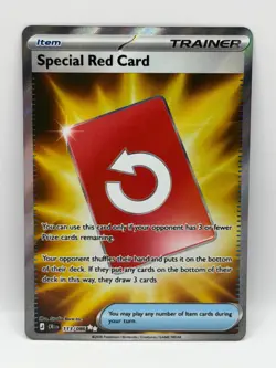 Special Red Card 113/086 Chaos Rising NM Ultra Rare Holo Pokemon TCG - Image 1