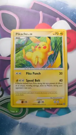 Pikachu lv.20 70/100 Non Holo Diamond & Pearl Stormfront Pokemon Card - Image 1