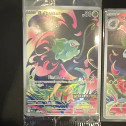 Nintendo Pokemon TCG Mega Evolution 3-Card Holo Lot Bulbasaur Ivysaur Venusaur - Image 2