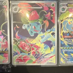 Nintendo Pokemon TCG Mega Evolution 3-Card Holo Lot Bulbasaur Ivysaur Venusaur - Image 3