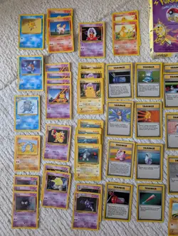 Bundle Of Pokemon Cards Plus Zap Theme Deck Box And Coin - Image 2
