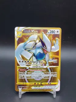 Lugia Vstar 211/195 Silver Tempest Gold Secret Rare NM Pokemon Card - Image 1