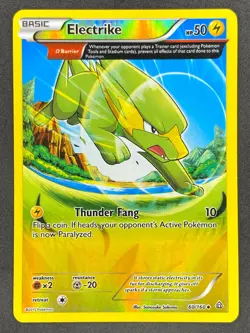 Pokemon Electrike Ancient Trait Reverse Holo 60/160 PRC Primal Clash LP/NM - Image 1