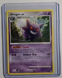 Pokemon Gengar 16/99 Arceus Rare Regular 2009 Stage 2 110 HP TCG Card - Image 1