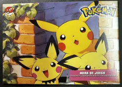 PIKACHU X PICHU POKEMON JOHTO CARDS TOPS CARD ART - Image 1