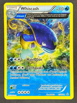 Pokemon Whiscash Ancient Trait 41/160 PRC Primal Clash LP/NM - Image 1