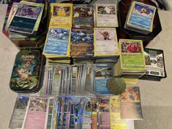 1600+ Pokemon Card Bundle / Joblot - Tins, Holos, Reverses, Code Cards - Image 1
