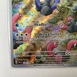 Wugtrio Illustration Rare Pokemon Card Scarlet Violet Paldean Fates 224/091 2024 - Image 5