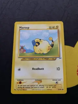 Mareep 75/105 Neo Destiny Non Holo WoTC Common Pokemon Card LP - Image 1