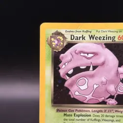 Dark Weezing Team Rocket 14/82 Holo Rare Vintage WOTC Pokemon Card 1999 - Image 4