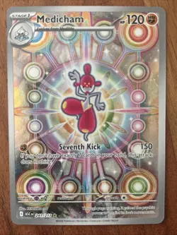 Pokemon TCG Medicham 241/217 Ascended Heroes Illustration Rare NM Card - Image 1