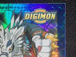 WEREGARURUMON U7 / 8 DIGIMON ANIMATED SERIES 1999 FOIL HOLO TRADING CARD - Image 3