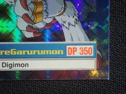 WEREGARURUMON U7 / 8 DIGIMON ANIMATED SERIES 1999 FOIL HOLO TRADING CARD - Image 5