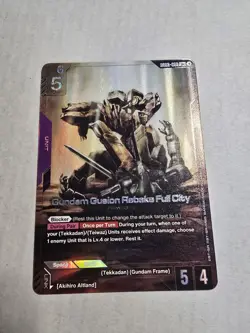Gundam TCG GD03-053 Gundam Gusion Rebake Full City Alt Art R+ Card Game CCG Eng - Image 1