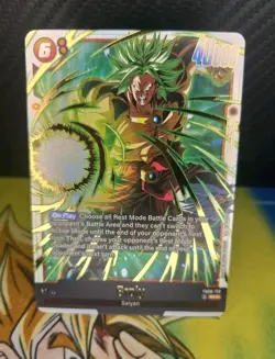 Broly FB08-122 SCR Saiyan Pride Dragon Ball English Card Fusion World - Image 1