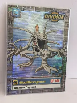 1999 Series 1 Upper Deck Digimon Skullgreymon Holo #U4 of 8 HoloFoil Card - Image 1