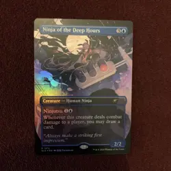 Ninja of the Deep Hours (Rainbow Foil) Secret Lair Drop Foil - Image 1