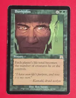 Biorhythm Onslaught Regular MP Magic The Gathering Ships FAST - Image 1