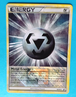 POKEMON UNDUANTED METAL ENERGY #80/90 UNCOMMON LEAGUE PROMO VERY LIGHT PLAY - Image 2