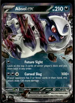 Pokemon Absol ex Obsidian Flames 135/197 Double Rare Holo - Image 1