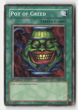Pot of Greed SYE-040 Starter Deck: Yugi Evolution Yu-Gi-Oh 1st Edition HP - Image 1