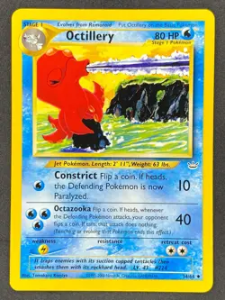 Pokemon Octillery 34/64 N3 Neo Revelation Unlimited LP/NM - Image 1
