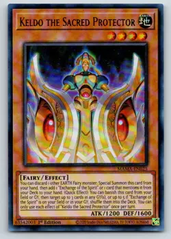 Keldo the Sacred Protector MAMA-EN025 Magnificent Mavens Yu-Gi-Oh 1st Edition NM - Image 1