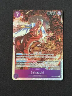 Sakazuki OP16-065 Super Rare The Time of Battle One Piece Foil Near Mint - Image 1