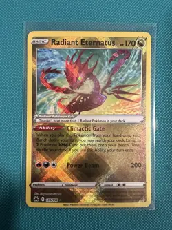 RADIANT ETERNATUS 105/159 CROWN ZENITH POKEMON ULTRA RARE-MINT -PACK FRESH - Image 1