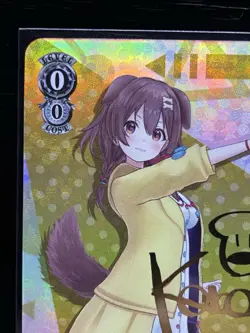 Inugami Korone Signed SP HOL/W104-014SP Weiss Schwarz Hololive Gamers Vol.2 JP - Image 4