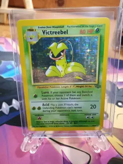 Pokemon TCG Victreebel Jungle 14/64 Unlimited Holo Rare 1999 WOTC LP - Image 1