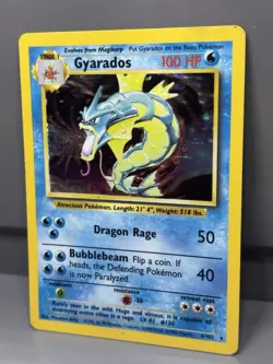 Pokemon TCG Gyarados Base Set 6/102 Holo 1999-2000 WotC Base Set - Image 2