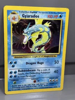 Pokemon TCG Gyarados Base Set 6/102 Holo 1999-2000 WotC Base Set - Image 3