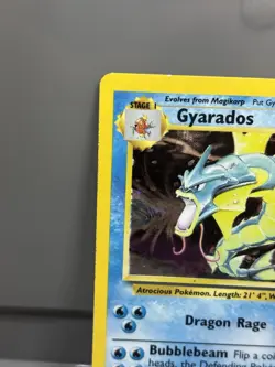 Pokemon TCG Gyarados Base Set 6/102 Holo 1999-2000 WotC Base Set - Image 4