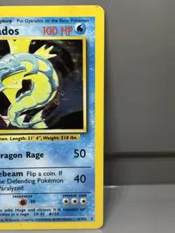 Pokemon TCG Gyarados Base Set 6/102 Holo 1999-2000 WotC Base Set - Image 5