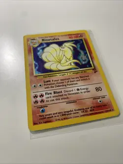 Ninetales 013/130 Base Set 2 Holo Pokemon WOTC HP - Image 2