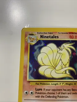 Ninetales 013/130 Base Set 2 Holo Pokemon WOTC HP - Image 3